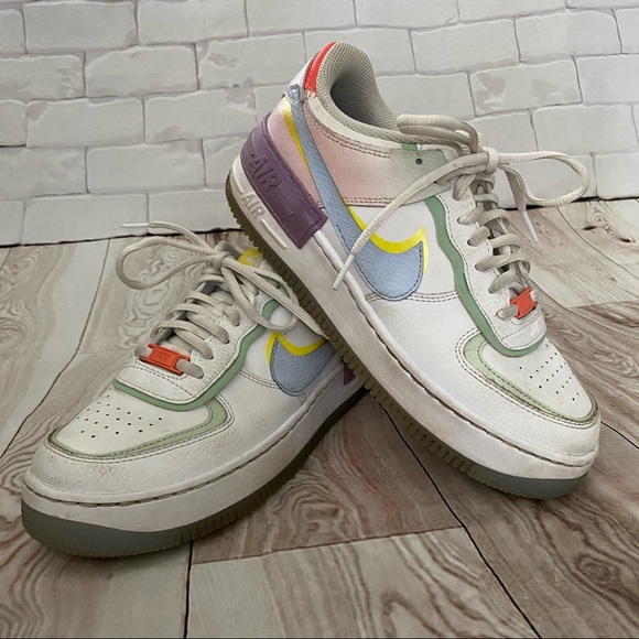 Nike Shoes - Nike Air Force 1 White Hydrogen blue size 9